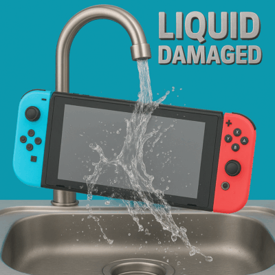 Nintendo Switch Liquid Damaged Repair