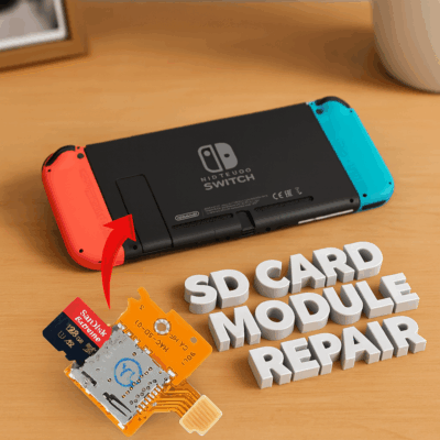 Nintendo Switch SD Card Module and Socket Repair