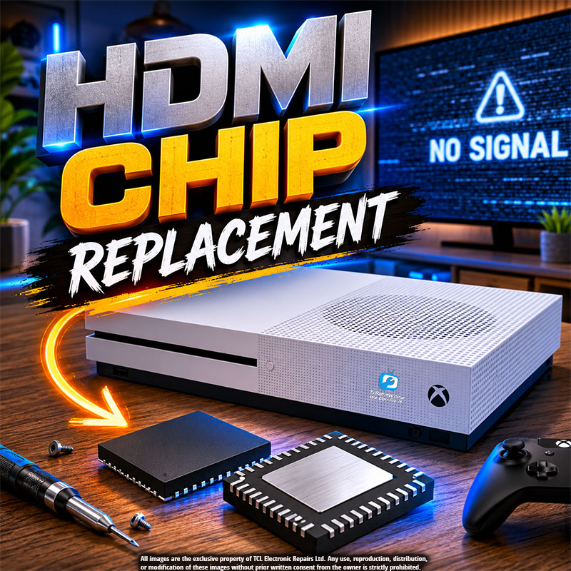 Xbox One S No Signal on the TV Repair HDMI Chip
