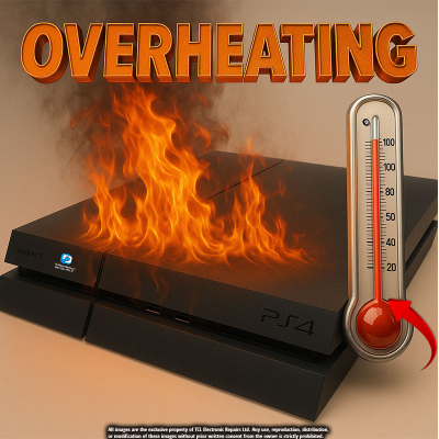 PS4 Overheating , Loud Fan Repair