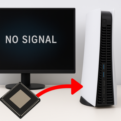 PS5 No Signal On TV Repair HDMI IC CHIP