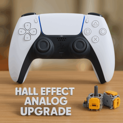 PS5 Standard Controller Hall Effect Analog Upgrade