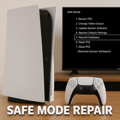 PS5 Safe Mode Issue, Firmware reinstallation