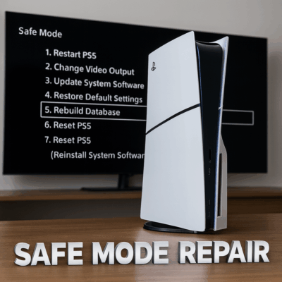 PS5 Slim Safe Mode Issue, Firmware reinstallation