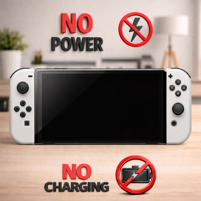 Nintendo Switch Oled Not Charging, Not Power On Repair