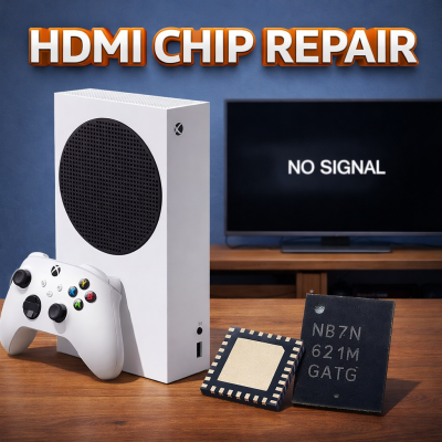 XBOX SERIES S No Signal On TV Repair HDMI IC CHIP