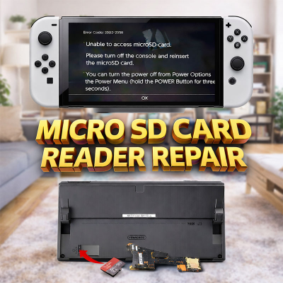 Nintendo Switch Oled SD Card Module and Socket Repair
